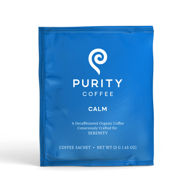 CALM: Decaf Single - Serve Pocket Purity™ - The Pepper Pantry (Formerly Marie Sharp's)